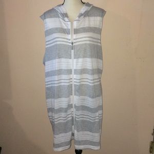 APT.9 Swimsuit COVER UP DRESS W/ ZIPPER